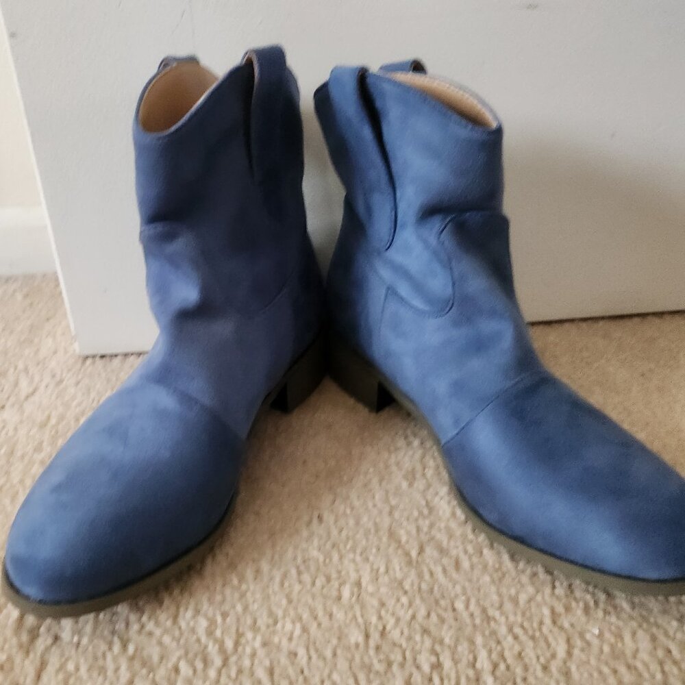 New Blue low boots